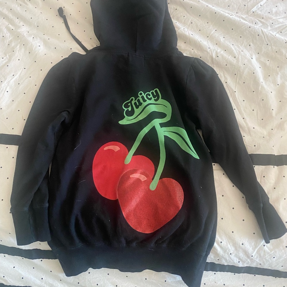 Juicy Couture Cherry merry pullover sweatshirt